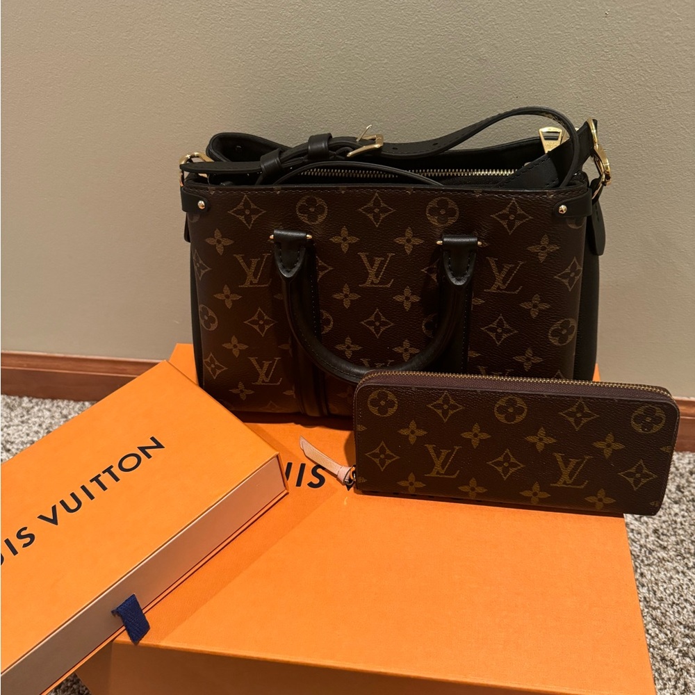 Louis Vuitton Soufflot BB Handbag and wallet